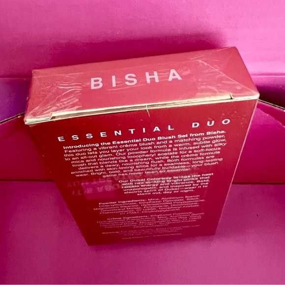 Brand New! Bisha Essential Duo Dubai Colorway Crème + Powder Blush Set - Picture 4 of 16